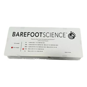 Barefoot Science Insoles Full  5 Step Foot Strength System Men Size L 10 to 11.5